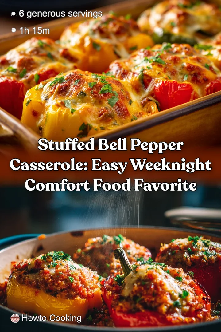 Stuffed Bell Pepper Casserole: Easy Weeknight Comfort Food Favorite