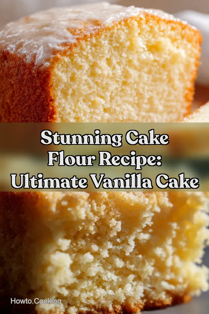 Stunning Cake Flour Recipe: Ultimate Vanilla Cake : PIN FOR LATER Stunning Cake Flour Recipe: Ultimate Vanilla Cake