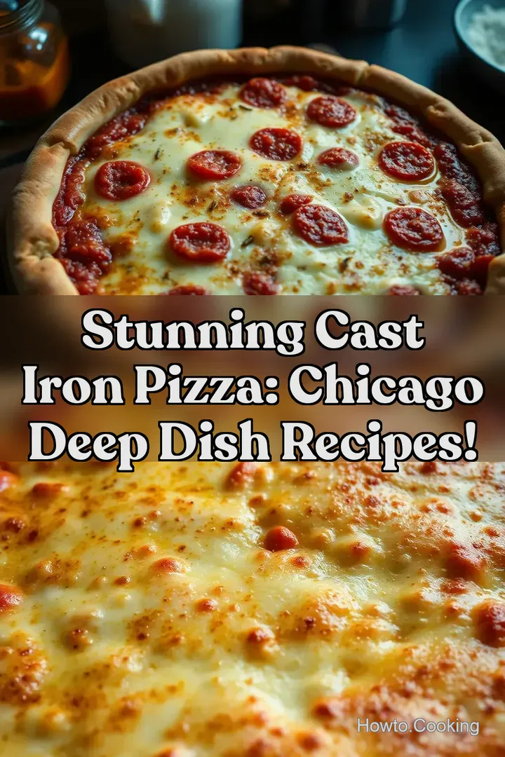Stunning Cast Iron Pizza: Chicago Deep Dish Recipes!
