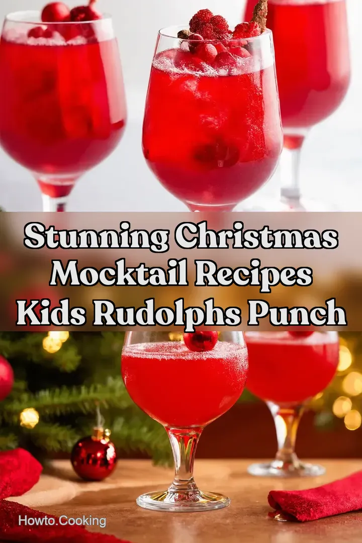 Stunning Christmas Mocktail Recipes Kids Rudolphs Punch