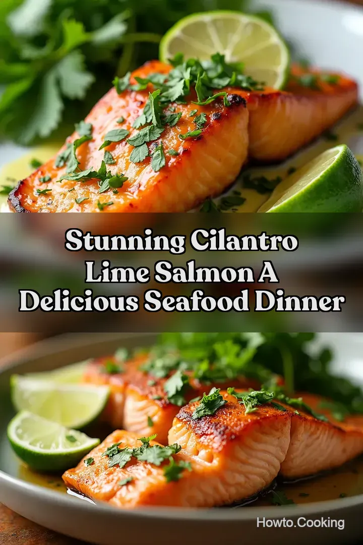 Stunning Cilantro Lime Salmon A Delicious Seafood Dinner