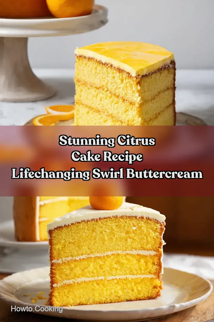 Stunning Citrus Cake Recipe LifeChanging Swirl Buttercream