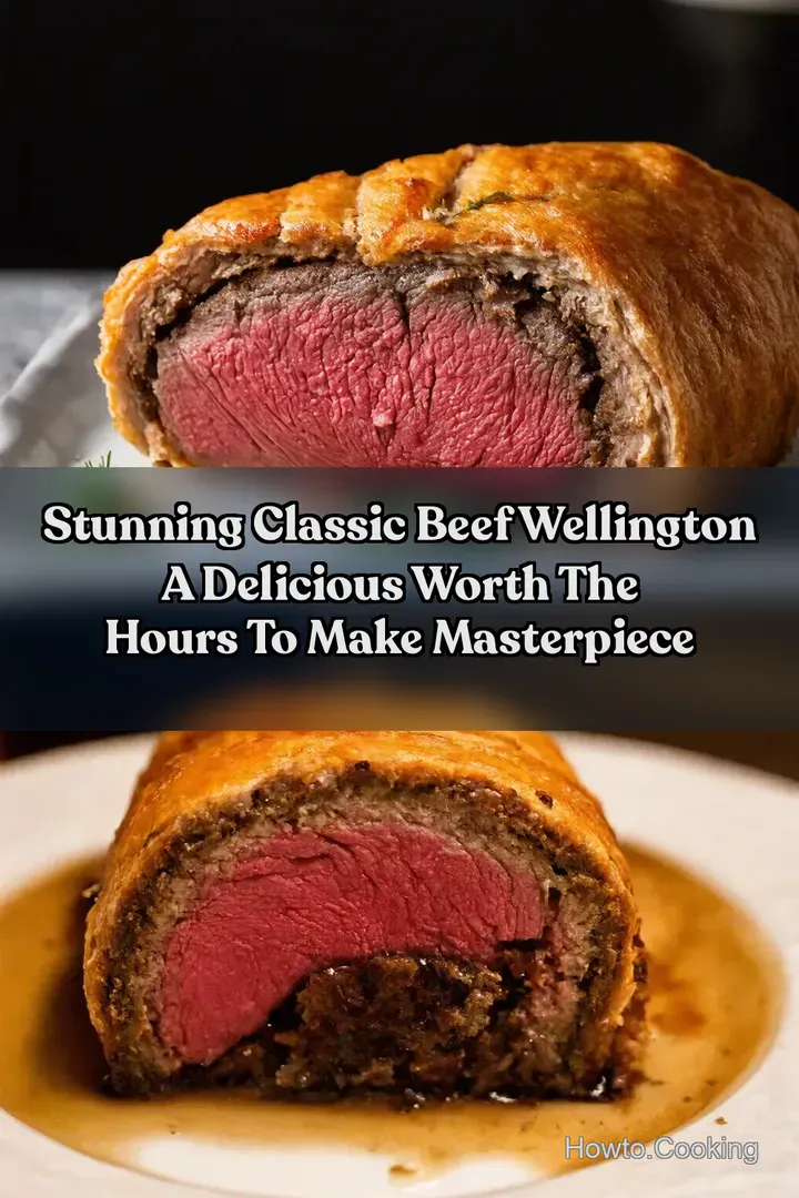 Stunning Classic Beef Wellington A Delicious Worth the Hours to Make Masterpiece