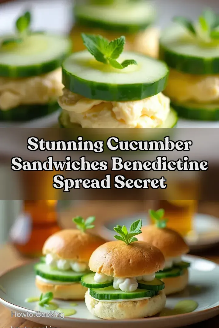 Stunning Cucumber Sandwiches Benedictine Spread Secret