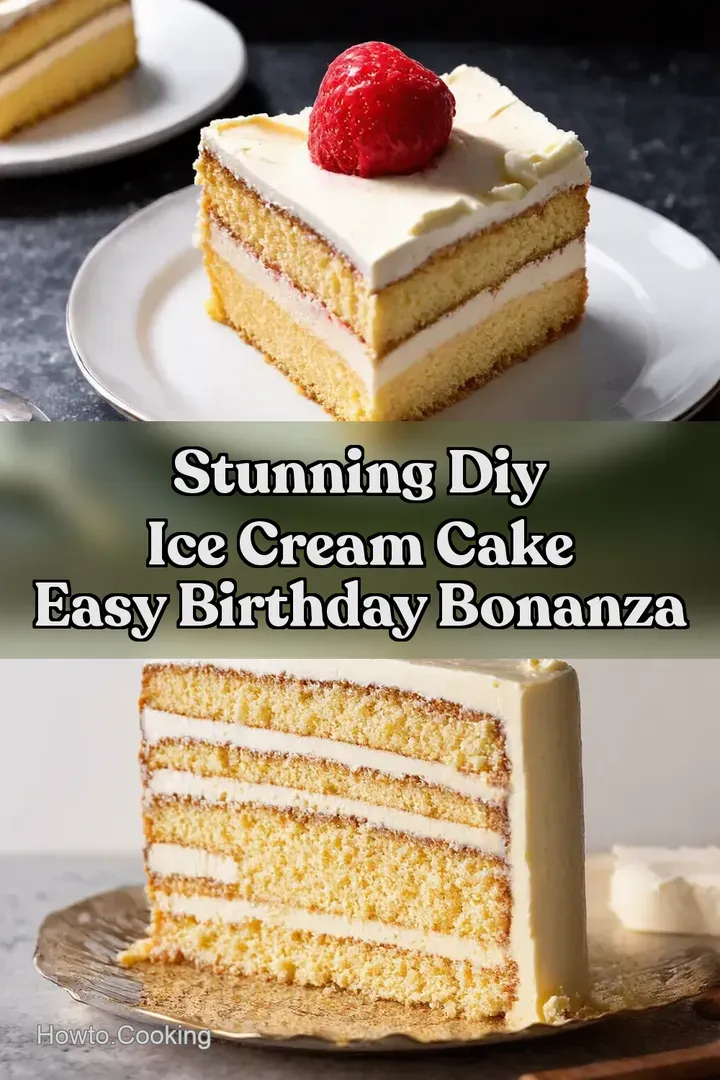 Stunning DIY Ice Cream Cake Easy Birthday Bonanza