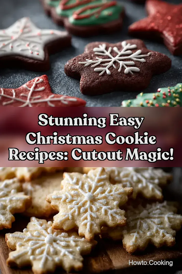 Stunning Easy Christmas Cookie Recipes: Cutout Magic! : PIN FOR LATER Stunning Easy Christmas Cookie Recipes: Cutout Magic!