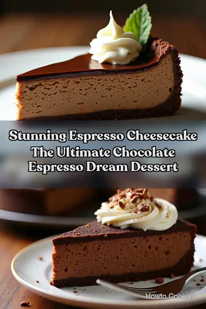 Stunning Espresso Cheesecake The Ultimate Chocolate Espresso Dream Dessert