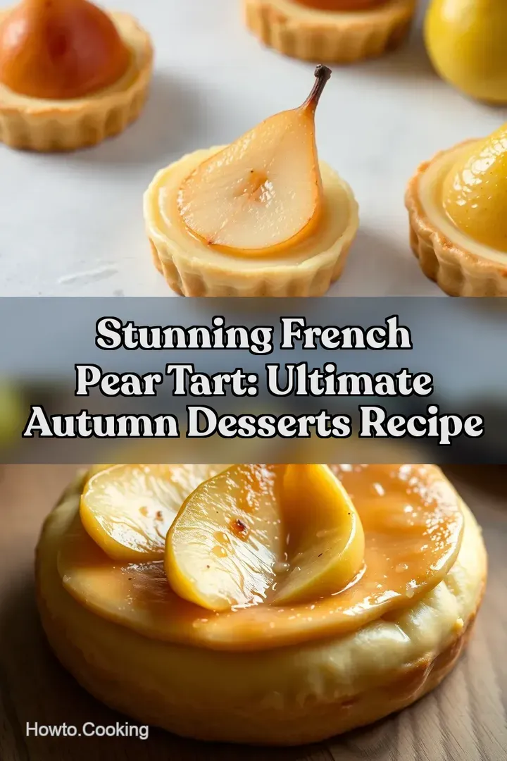 Stunning French Pear Tart: Ultimate Autumn Desserts Recipe : PIN FOR LATER Stunning French Pear Tart: Ultimate Autumn Desserts Recipe
