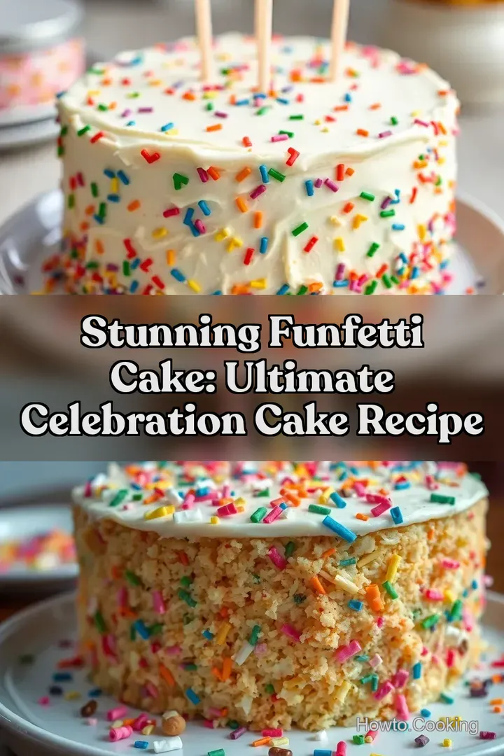 Stunning Funfetti Cake: Ultimate Celebration Cake Recipe : PIN FOR LATER Stunning Funfetti Cake: Ultimate Celebration Cake Recipe