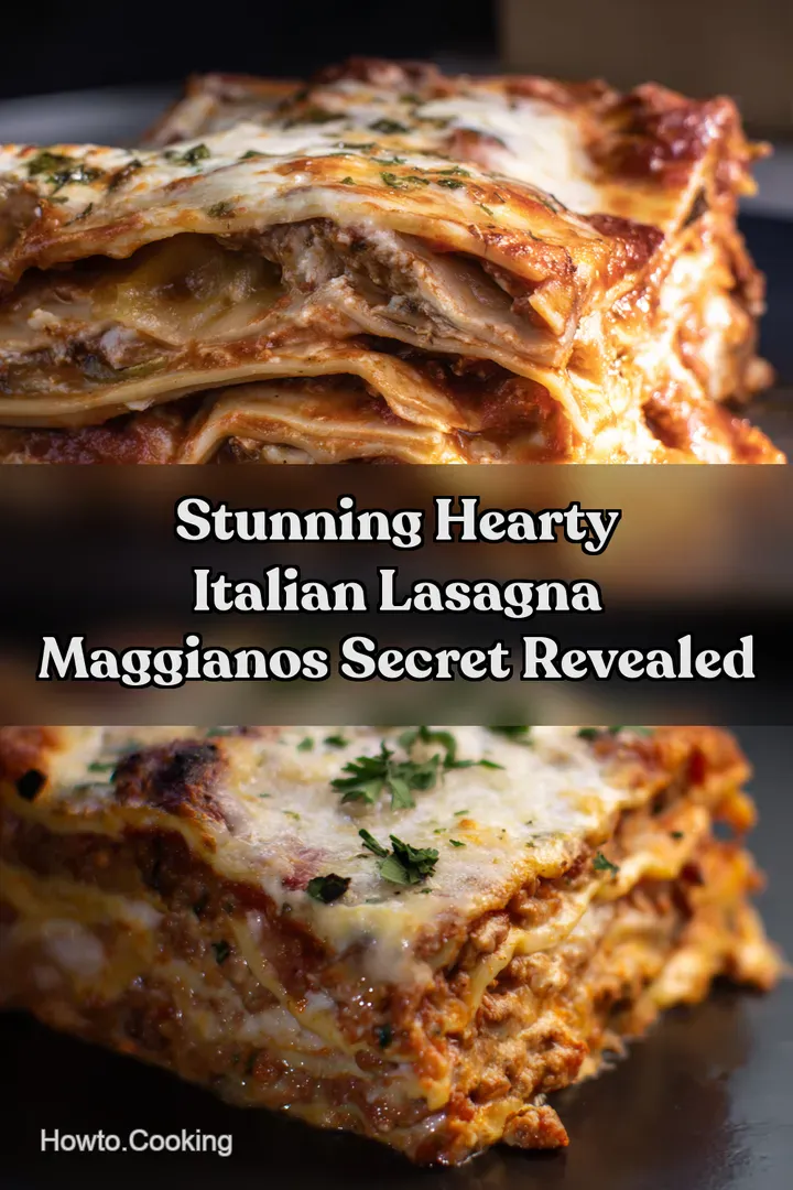 Stunning Hearty Italian Lasagna Maggianos Secret REVEALED