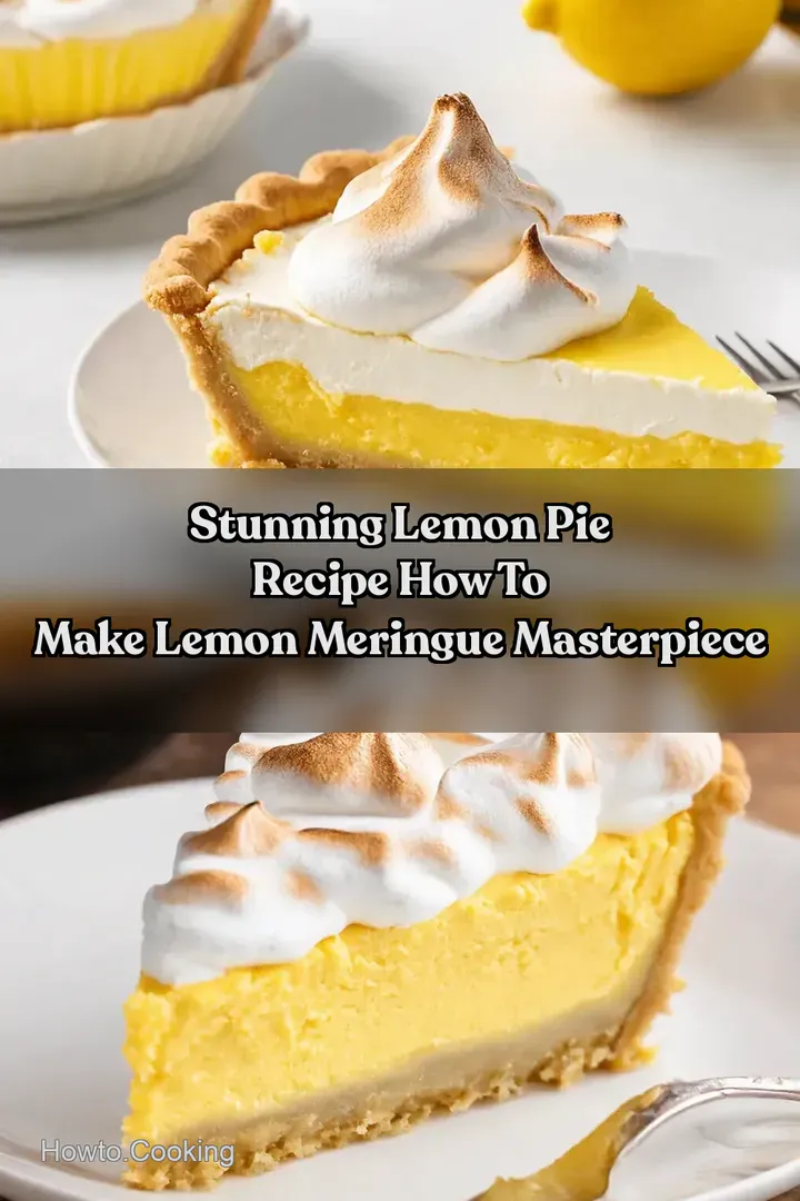 Stunning Lemon Pie Recipe How to Make Lemon Meringue Masterpiece : PIN FOR LATER Stunning Lemon Pie Recipe How to Make Lemon Meringue Masterpiece