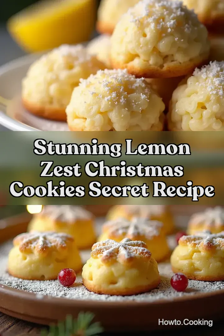 Stunning Lemon Zest Christmas Cookies Secret Recipe