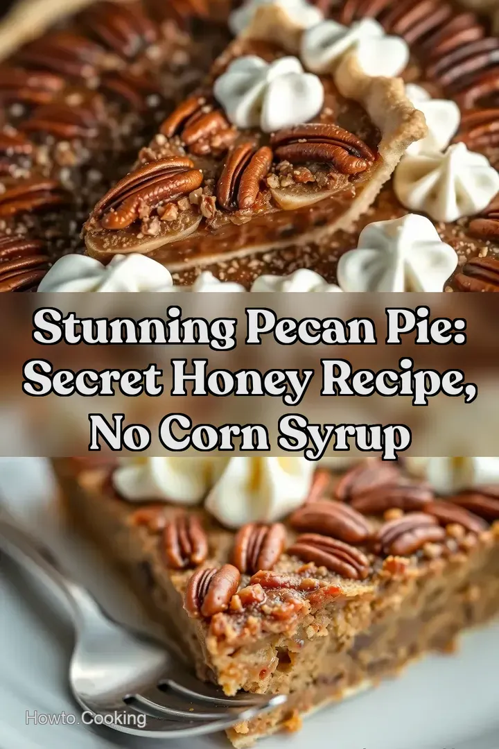 Stunning Pecan Pie: Secret Honey Recipe No Corn Syrup : PIN FOR LATER Stunning Pecan Pie: Secret Honey Recipe No Corn Syrup