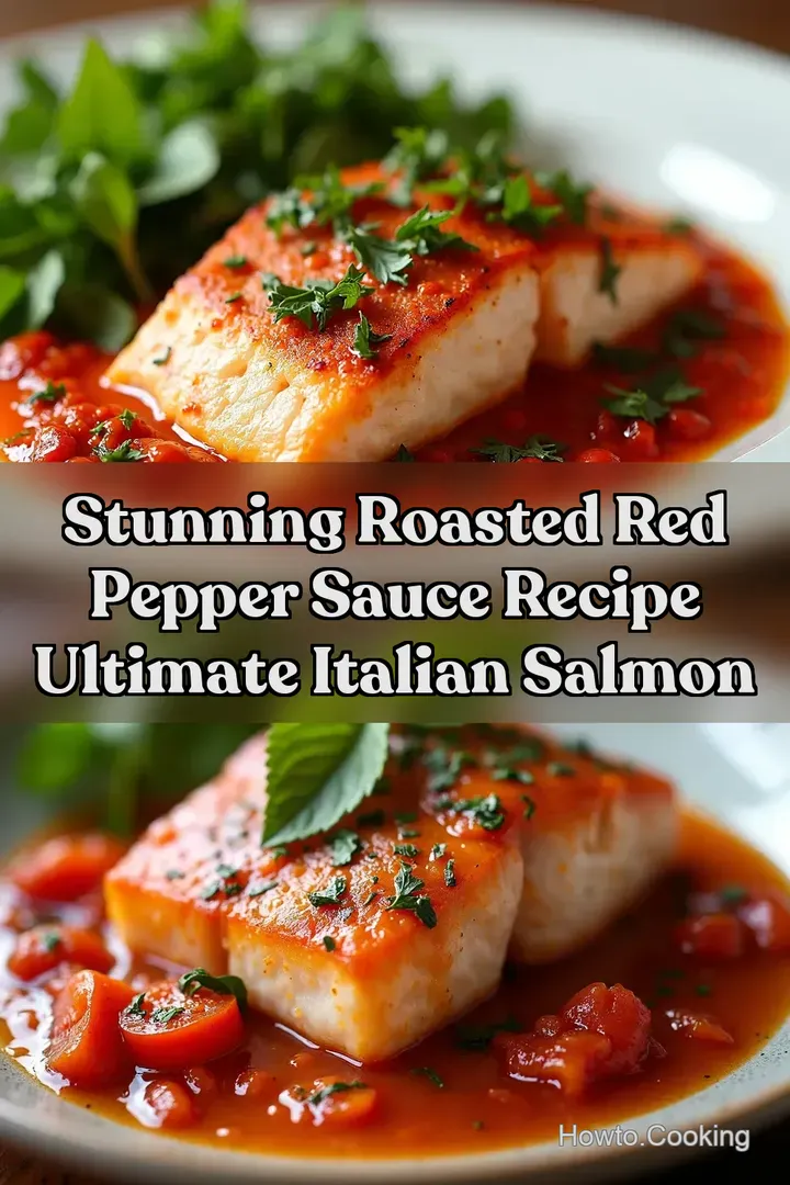 Stunning Roasted Red Pepper Sauce Recipe Ultimate Italian Salmon
