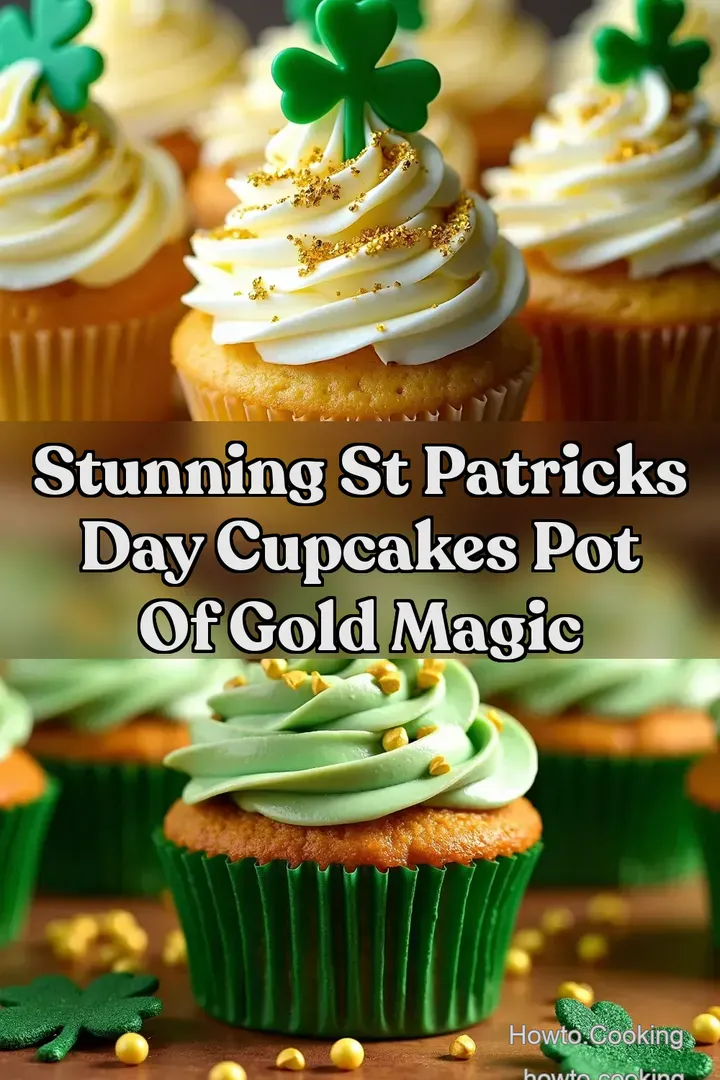 Stunning St Patricks Day Cupcakes Pot Of Gold Magic
