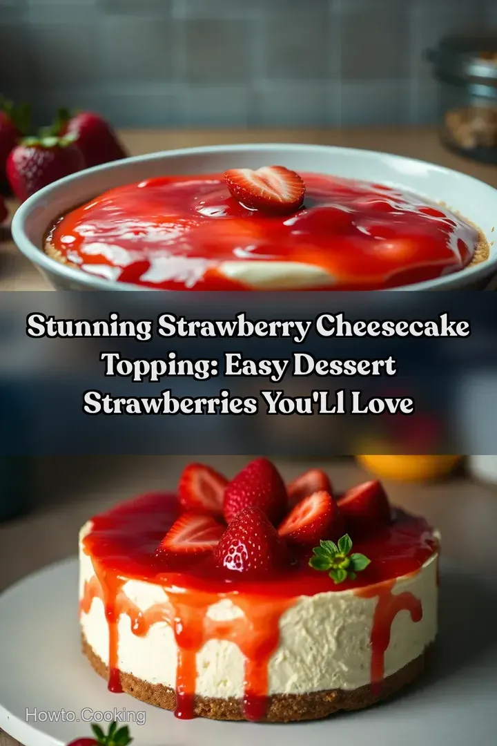 Stunning Strawberry Cheesecake Topping: Easy Dessert Strawberries You ll Love