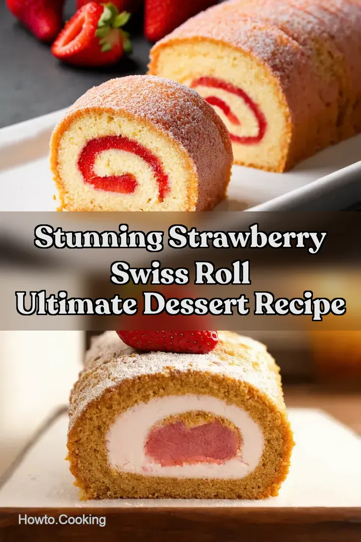 Stunning Strawberry Swiss Roll Ultimate Dessert Recipe