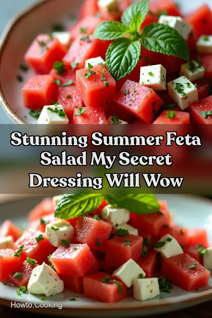 Stunning Summer Feta Salad My Secret Dressing Will Wow