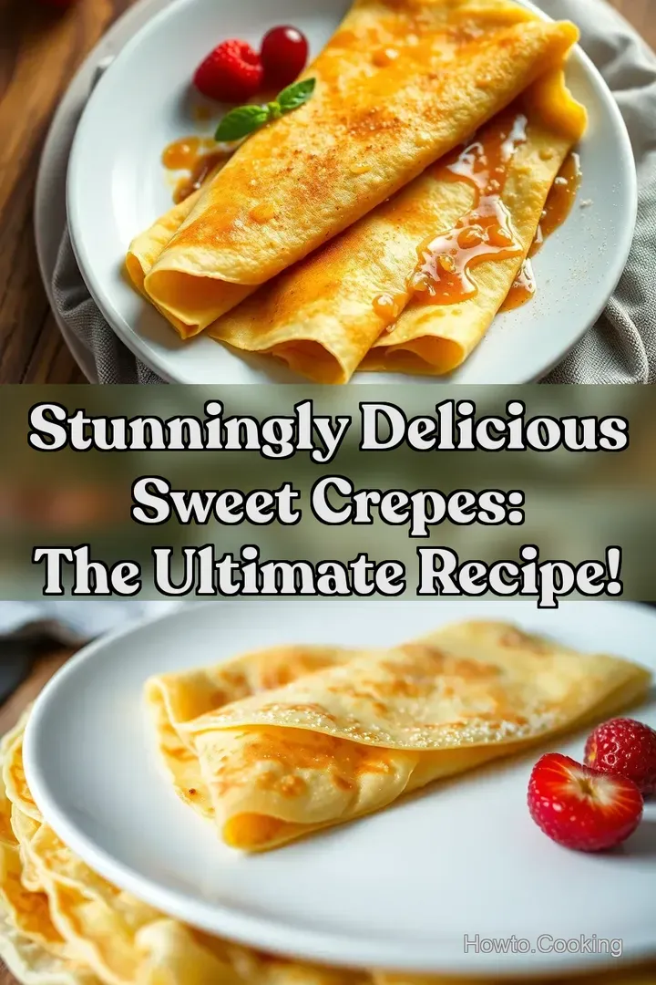 Stunningly Delicious Sweet Crepes: The Ultimate Recipe! : PIN FOR LATER Stunningly Delicious Sweet Crepes: The Ultimate Recipe!