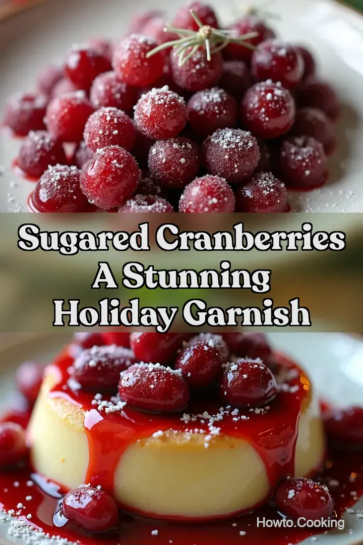 Sugared Cranberries A Stunning Holiday Garnish