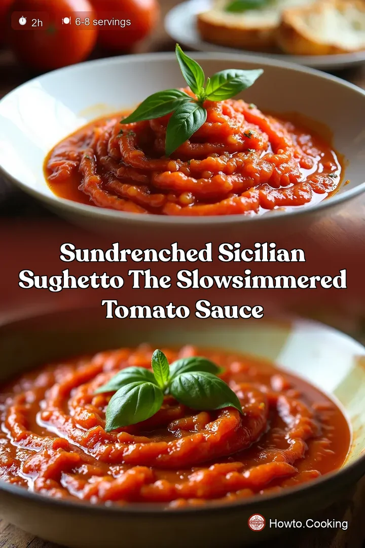 SunDrenched Sicilian Sughetto The SlowSimmered Tomato Sauce