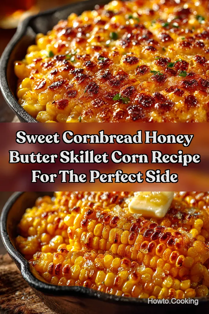 Sweet Cornbread Honey Butter Skillet Corn Recipe for the Perfect Side