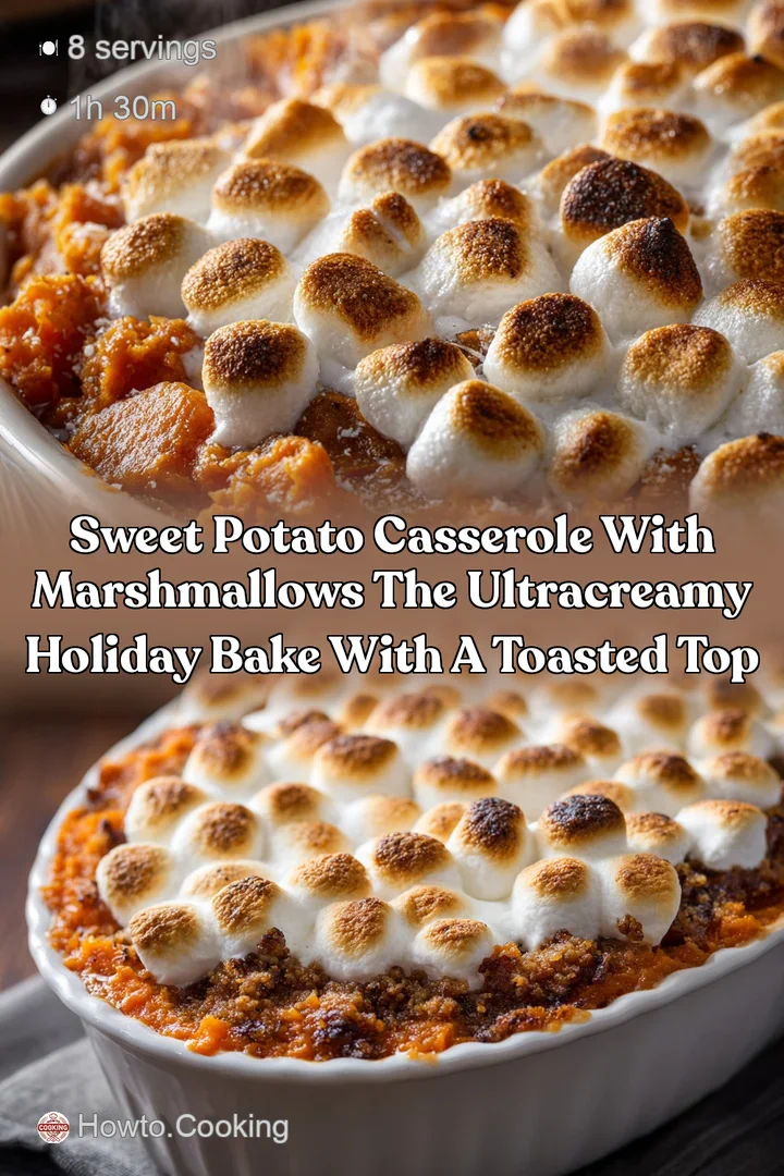 Sweet Potato Casserole with Marshmallows The UltraCreamy Holiday Bake with a Toasted Top