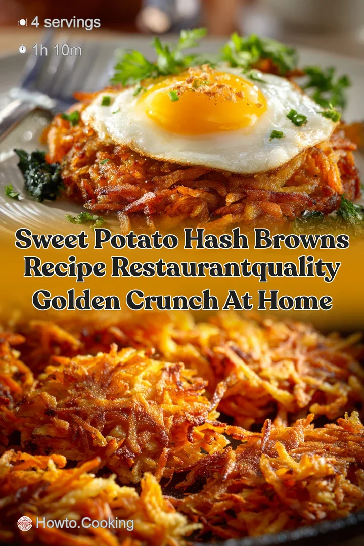 Sweet Potato Hash Browns Recipe RestaurantQuality Golden Crunch at Home