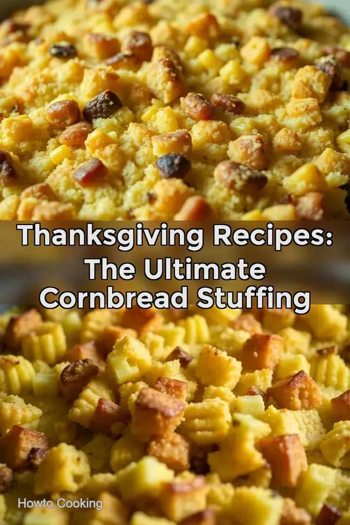 Thanksgiving Recipes: The Ultimate Cornbread Stuffing