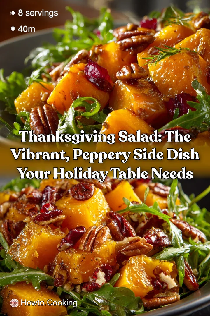 Thanksgiving Salad: The Vibrant Peppery Side Dish Your Holiday Table Needs