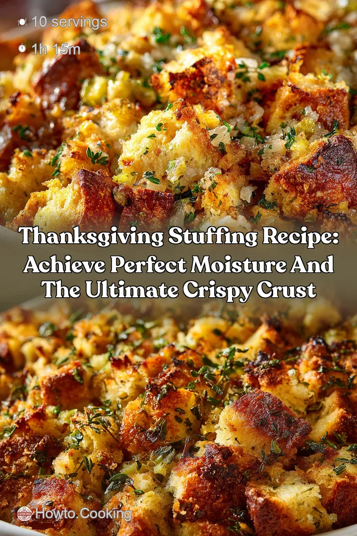 Thanksgiving Stuffing Recipe: Achieve Perfect Moisture and the Ultimate Crispy Crust