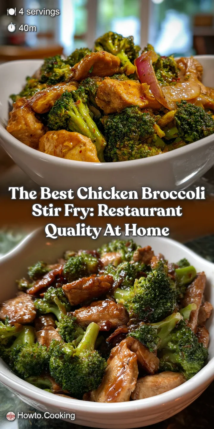 The Best Chicken Broccoli Stir Fry: Restaurant Quality at Home