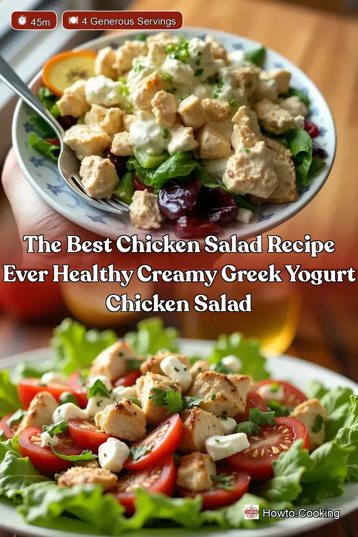 The Best Chicken Salad Recipe Ever Healthy Creamy Greek Yogurt Chicken Salad