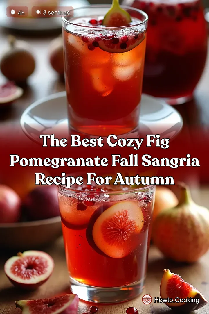 The Best Cozy Fig Pomegranate Fall Sangria Recipe for Autumn