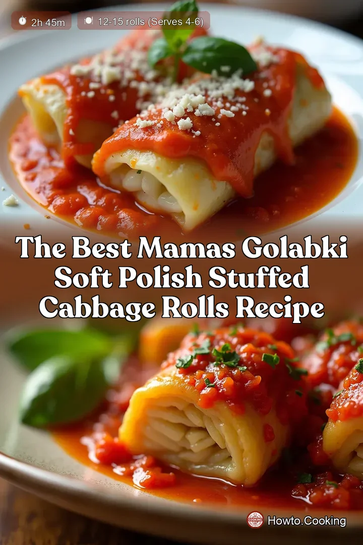 The Best Mamas Golabki Soft Polish Stuffed Cabbage Rolls Recipe