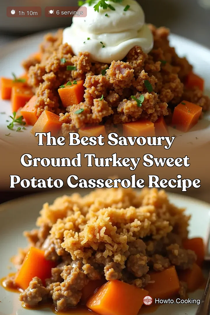 The Best Savoury Ground Turkey Sweet Potato Casserole Recipe