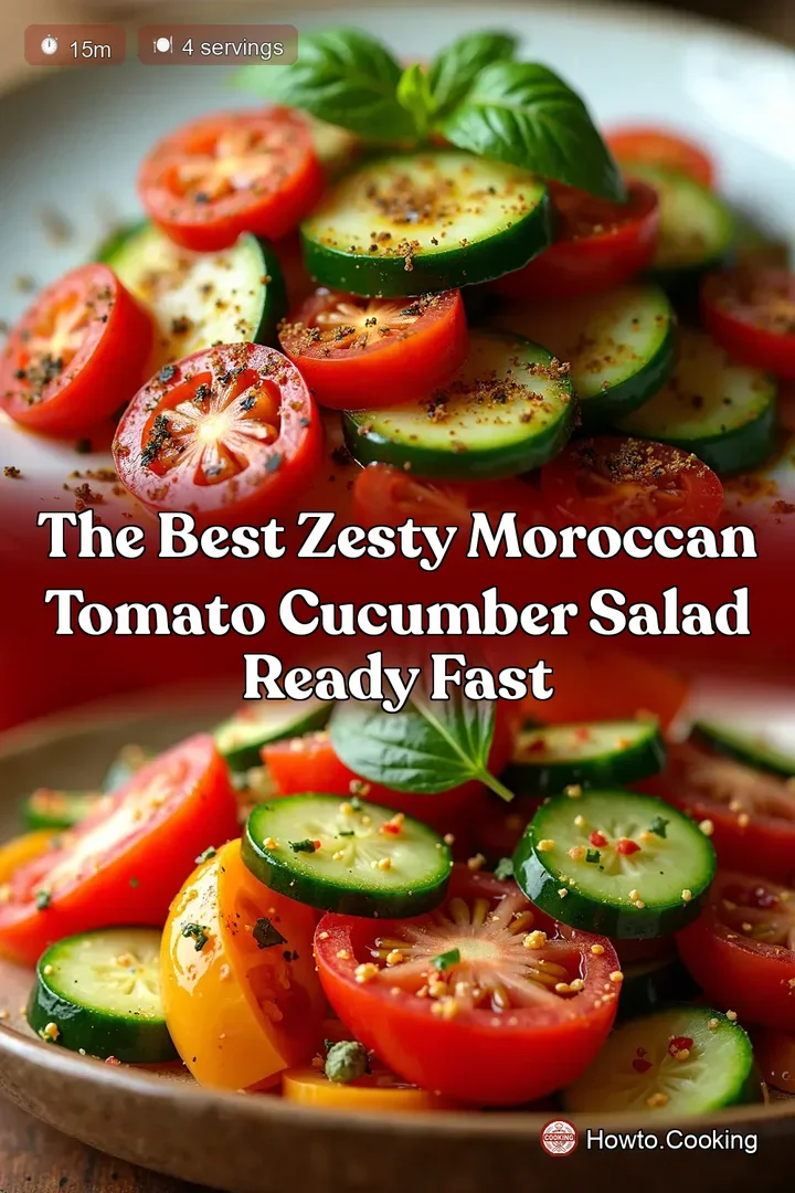 The Best Zesty Moroccan Tomato Cucumber Salad Ready Fast
