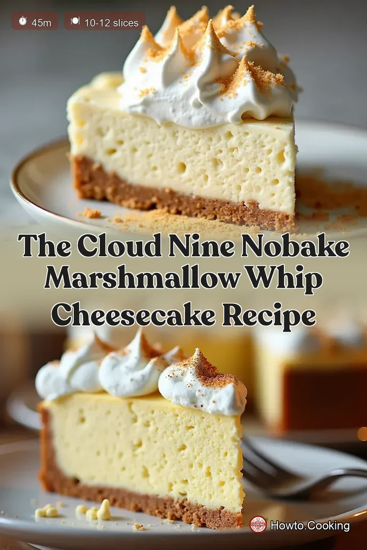 The Cloud Nine NoBake Marshmallow Whip Cheesecake Recipe