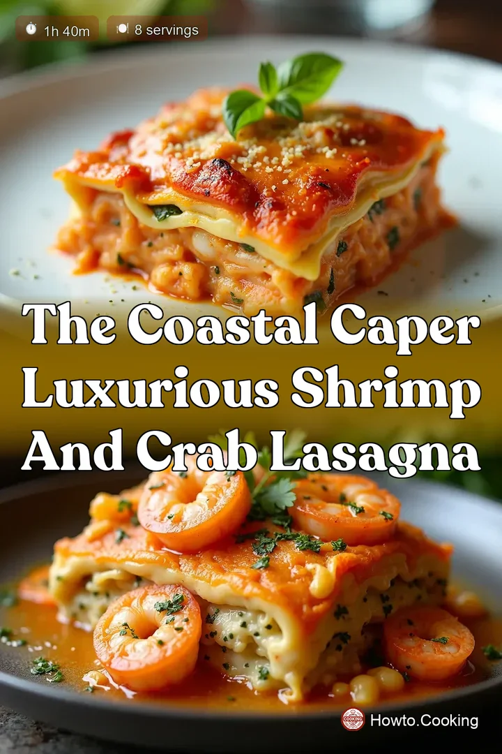 The Coastal Caper Luxurious Shrimp and Crab Lasagna