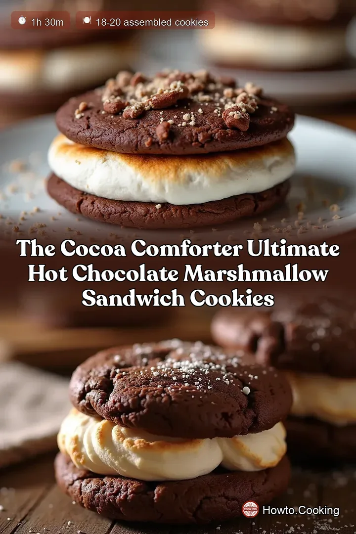 The Cocoa Comforter Ultimate Hot Chocolate Marshmallow Sandwich Cookies