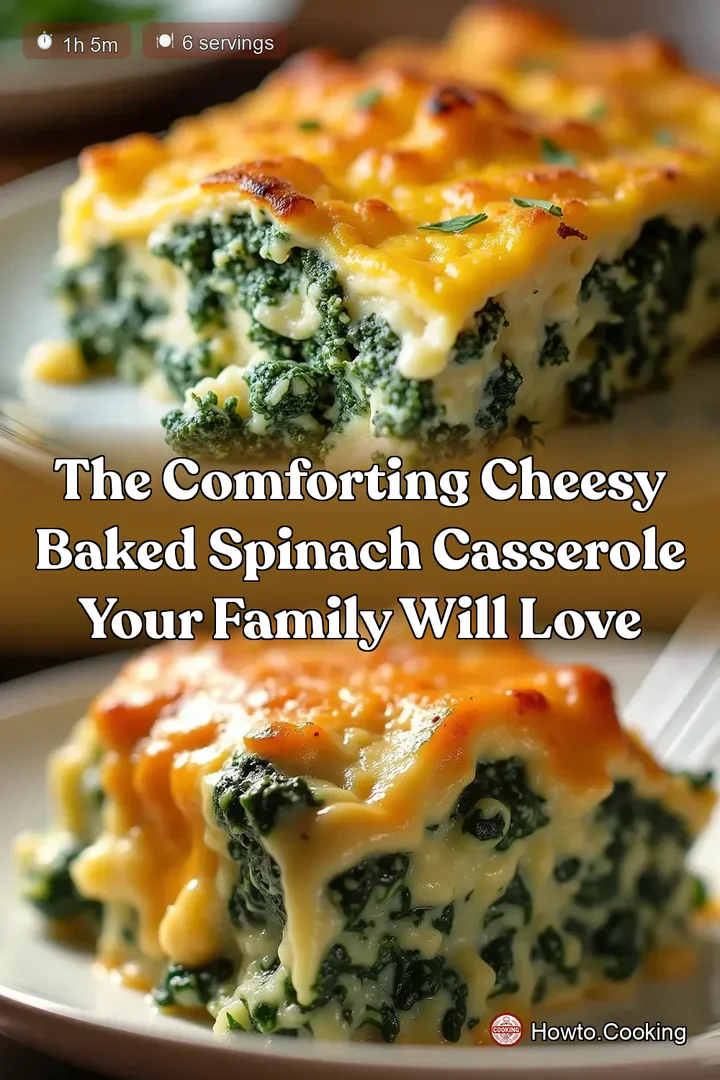 The Comforting Cheesy Baked Spinach Casserole Your Family Will Love