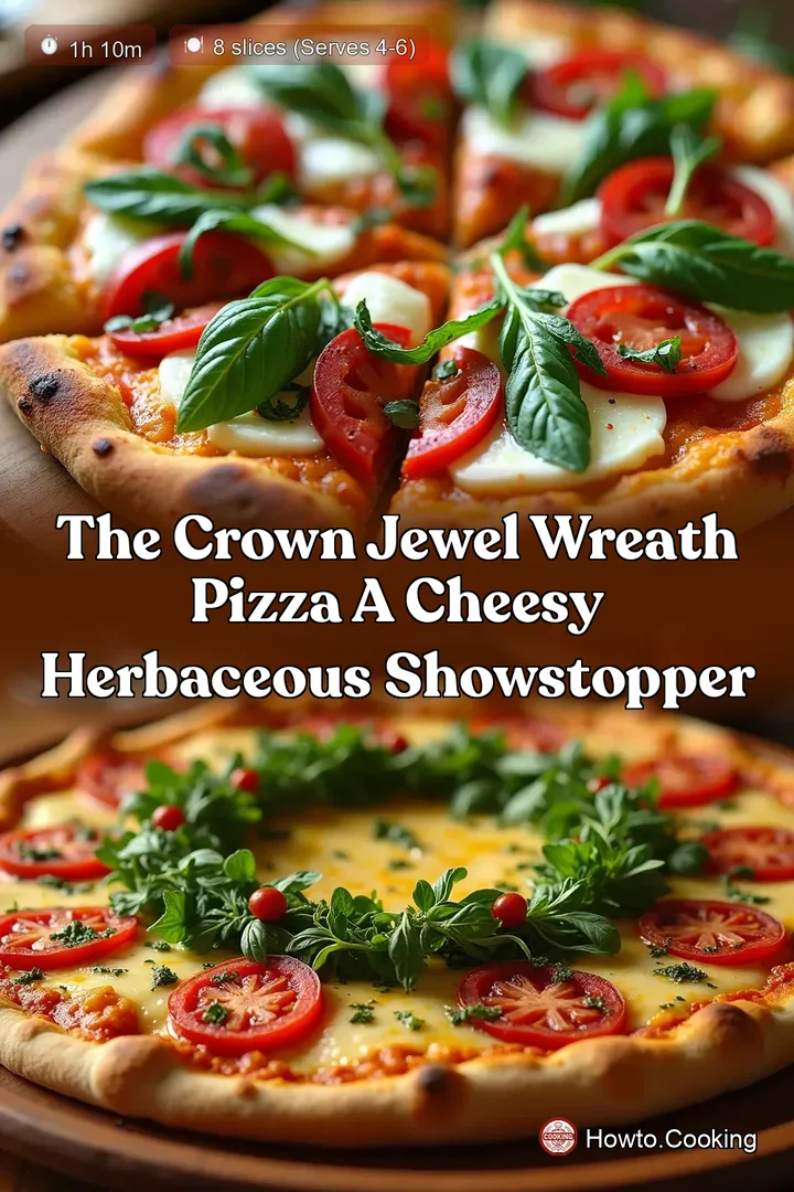 The Crown Jewel Wreath Pizza A Cheesy Herbaceous Showstopper
