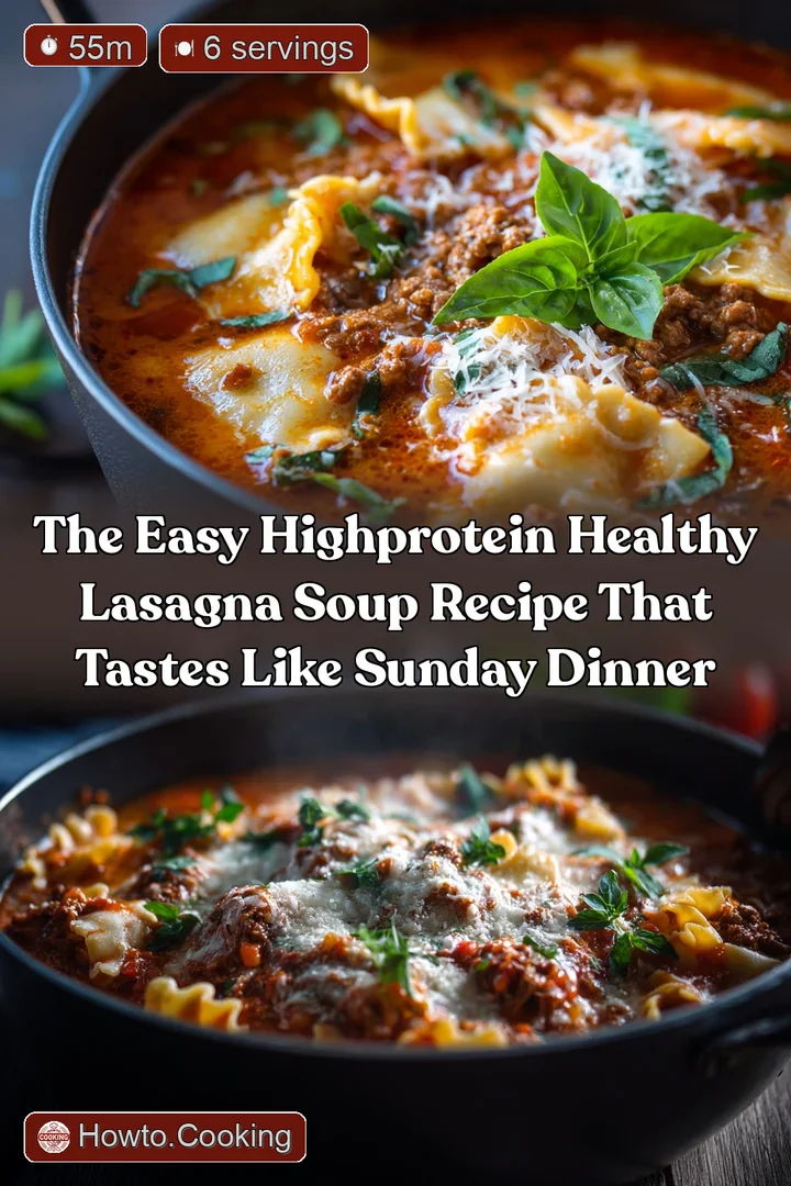 The Easy HighProtein Healthy Lasagna Soup Recipe that Tastes Like Sunday Dinner