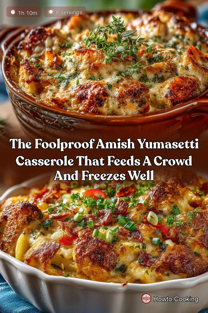 The Foolproof Amish Yumasetti Casserole That Feeds a Crowd And Freezes Well