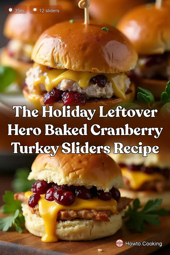 The Holiday Leftover Hero Baked Cranberry Turkey Sliders Recipe