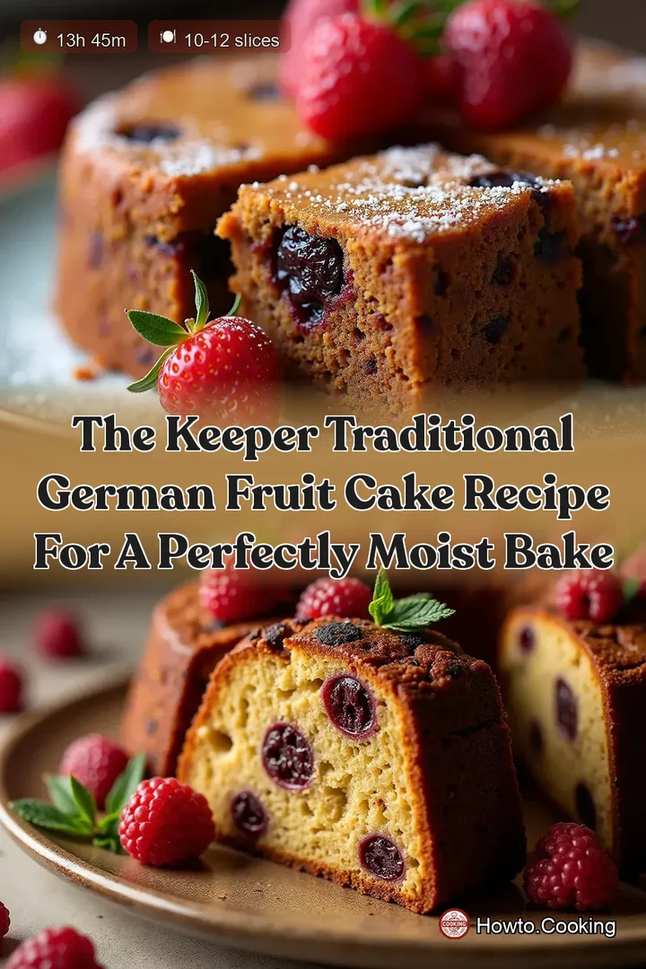 The Keeper Traditional German Fruit Cake Recipe for a Perfectly Moist Bake