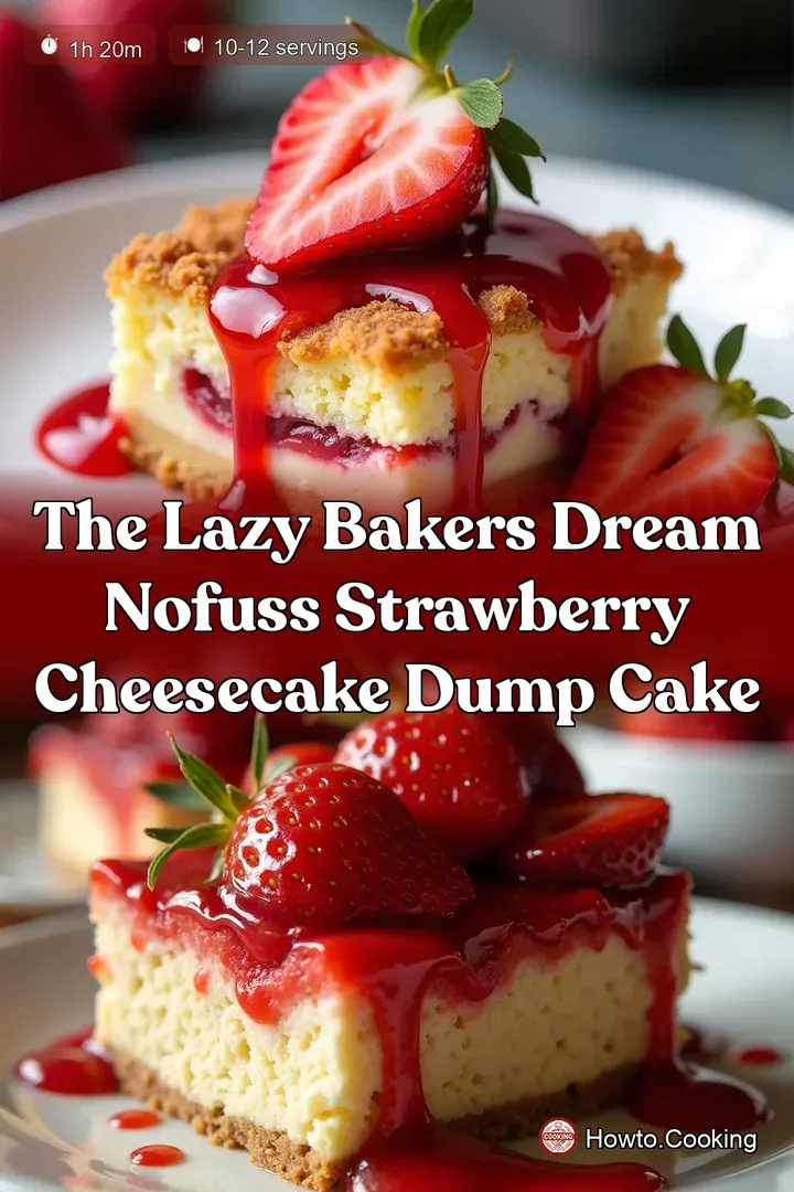 The Lazy Bakers Dream NoFuss Strawberry Cheesecake Dump Cake