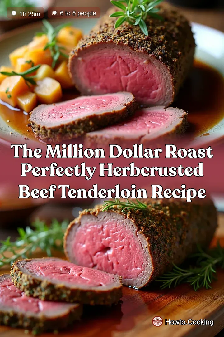 The Million Dollar Roast Perfectly HerbCrusted Beef Tenderloin Recipe