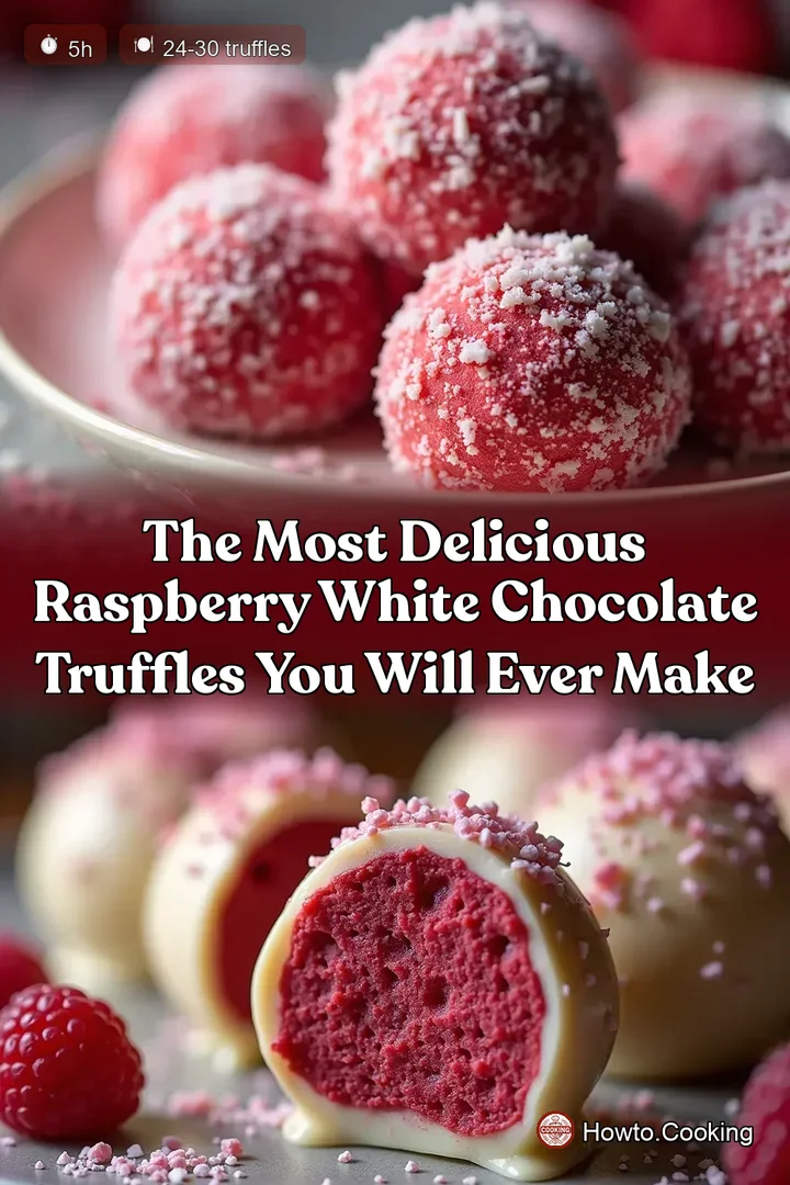 The Most Delicious Raspberry White Chocolate Truffles You Will Ever Make