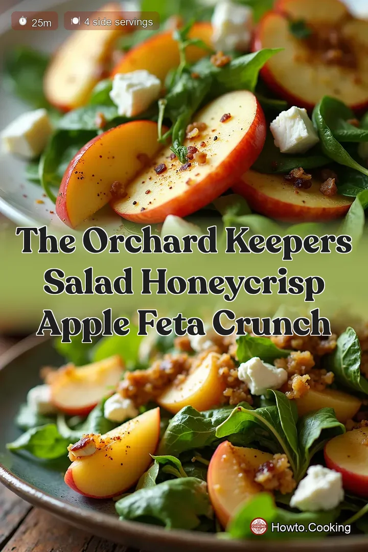The Orchard Keepers Salad Honeycrisp Apple Feta Crunch